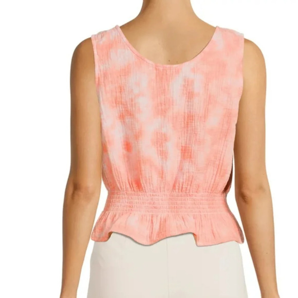 Time And Tru Women's Coordinating Peplum Waist Tank Top Size S - Picture 2 of 7